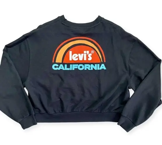 Levi's NWT  Women's Vintage Crew Neck Graphic Long Sleeve Sweatshirt