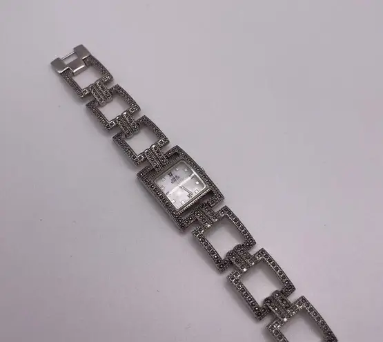 Anne Klein Working  II Silver Tone Stainless Women’s  Watch Adjustable Size Clasp