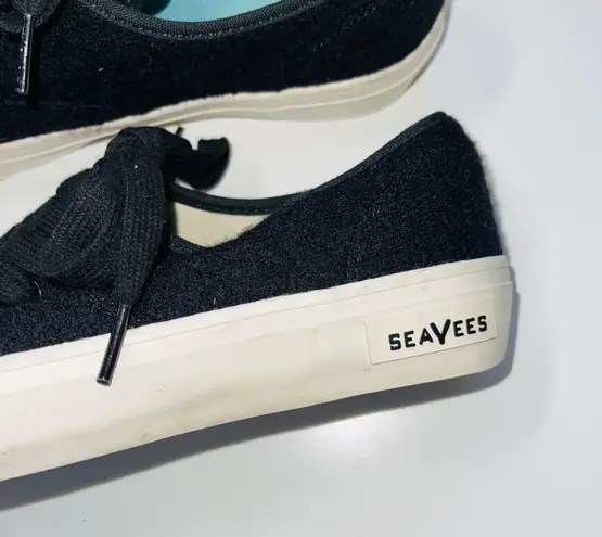 Seavees Legend Wintertide Black Wool Sneakers