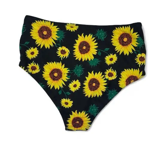 Unbranded Sunflower Bikini Bottom High waisted XL Black