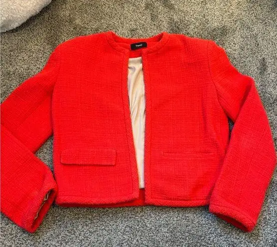 Theory  Grenadine Tweed Blazer Jacket - Image 1