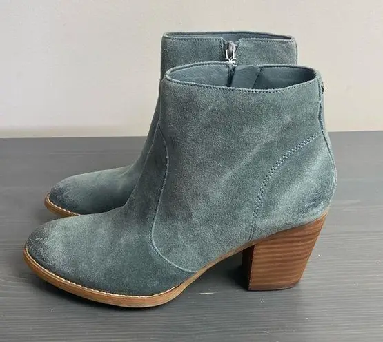 Sam Edelman  Mari Short Ankle Boots Grey Iris Suede Size 9.5