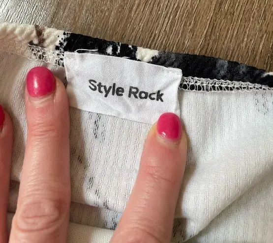 Style Rack Strapless Maxi Dress ~ floral, sheer, lined ~ women’s size Large