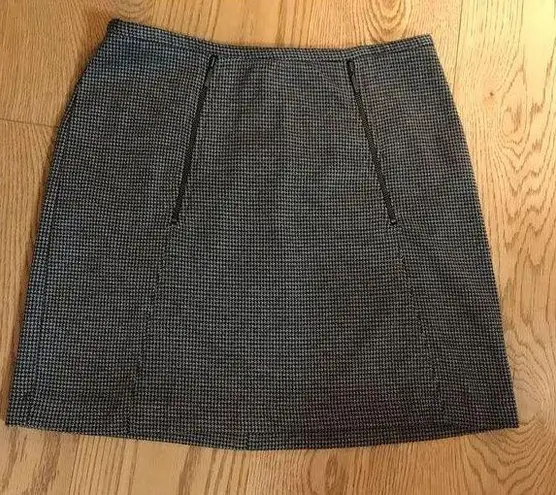 Willi Smith Houndstooth mini skirt