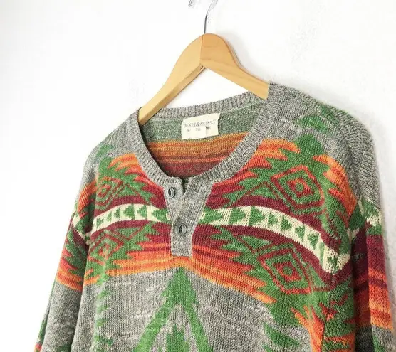 Vintage Ralph Lauren Denim & Supply Tribal Aztec Southwestern Sweater Large Knit