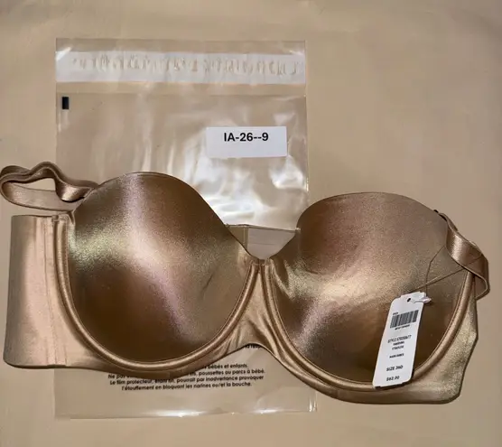 Soma Vanishing Strapless Bra Warm Amber Size 36D Style