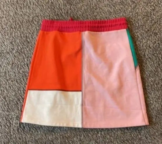 Mcq Alexander McQueen Color block Mini skirt multi colored L Red Size L