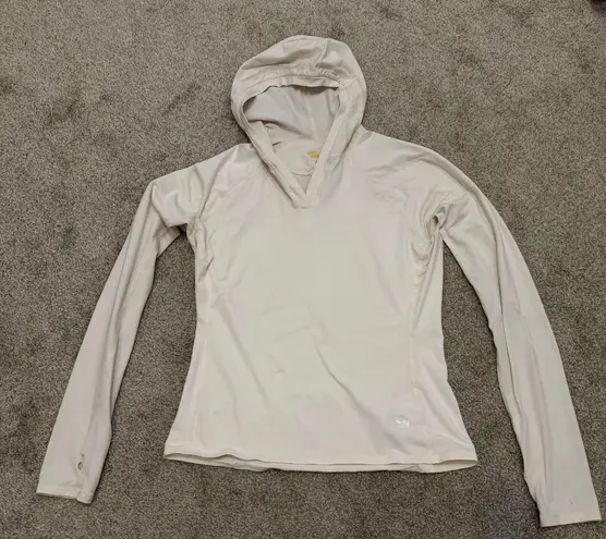 Mountain Hardwear medium active cream hooded top TLS1 2017