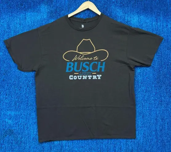 Busch “Welcome to Busch Light Country” Graphic T-Shirt Size Extra Large