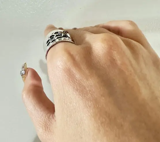 NWOT Honeycomb bee Ring for Women,Silver Coated/Thumb Ring,Boho Ring Jewelry