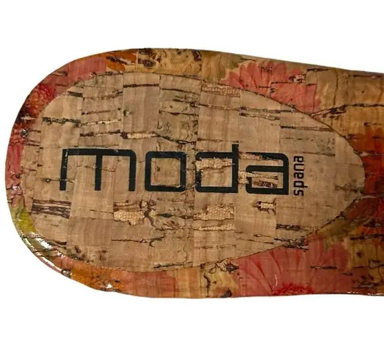 Moda Spana Size 7.5 Floral Slide Sandals Has Flaw