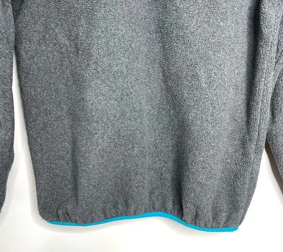 Patagonia   Synchilla Snap T fleece pullover gray/teal  Size XS