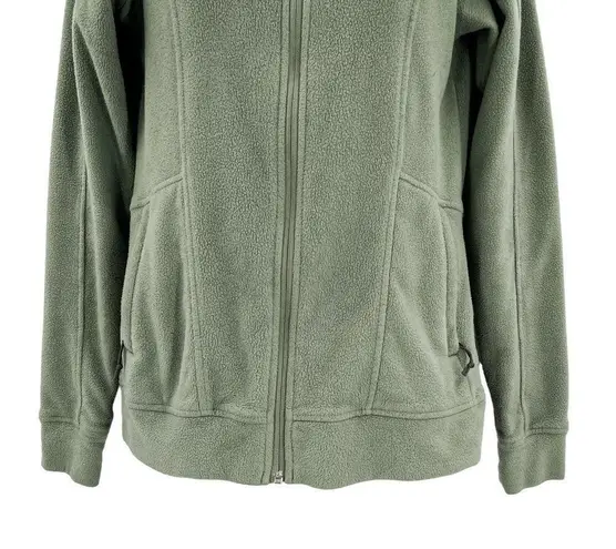 The North Face  Fleece Jacket Zip Up Coat Sage Green Women's Small