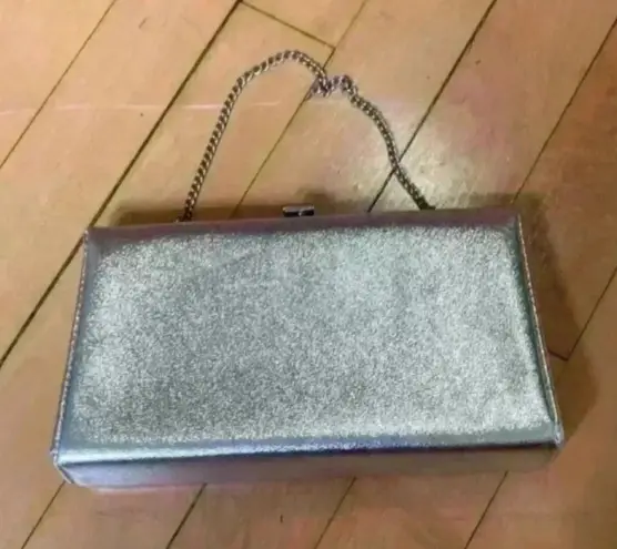 Vintage Silver Clutch Bag