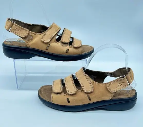 Dr. Scholl's Women's Holly Double Air Pillow Tan Suede Sandals