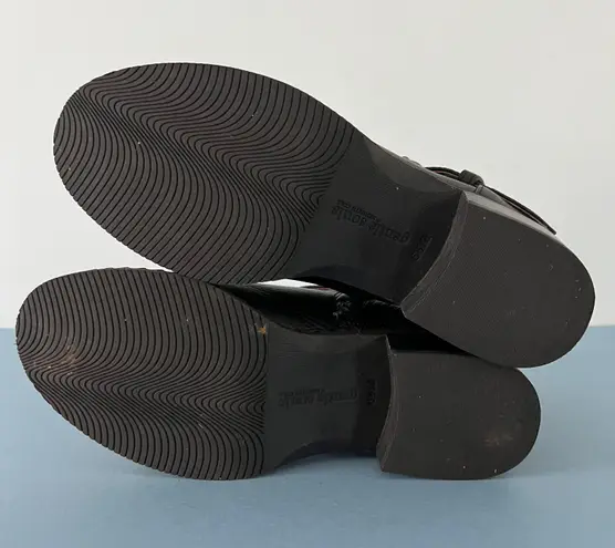 Gentle Souls by Kenneth Cole Best Slit Moto 2 Black Leather Ankle Boots