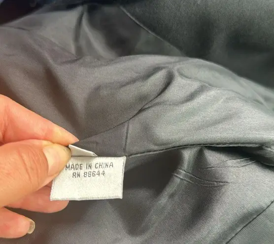 Vintage Emily… Wool Beaded Blazer & Skirt Set Black 16