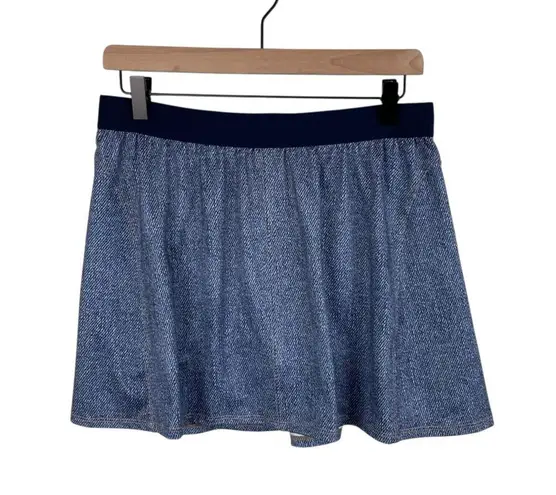 Ideology ID Women's A Line Athletic Tennis Skort Size Medium Riviera Denim Blue