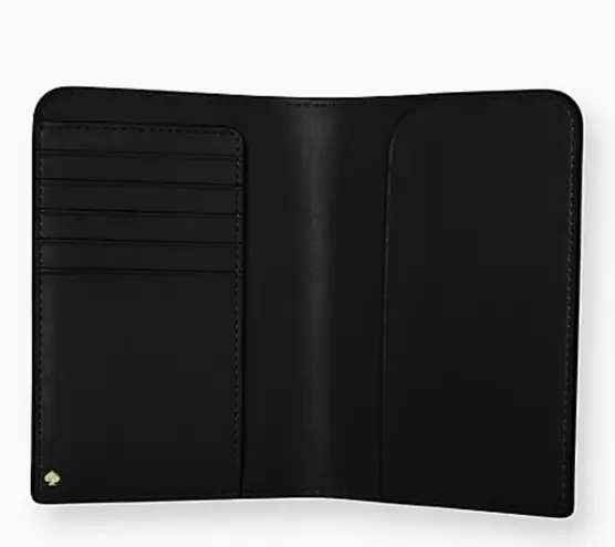 Kate Spade NWT  Black Passport Wallet