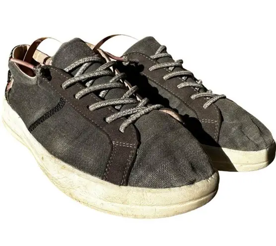 Hey Dude Karina Slip On Sneakers Lace Low Top Casual Canvas Black Pink 7