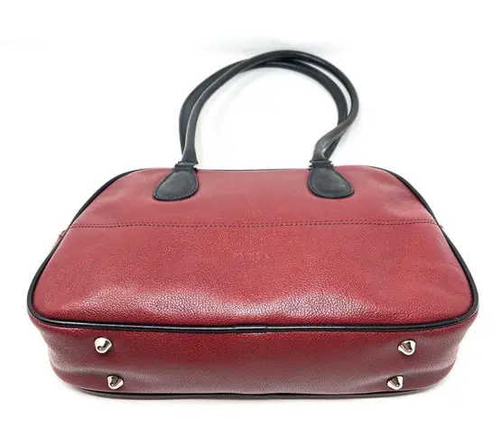 Furla brick red bowler bag, made in Italy