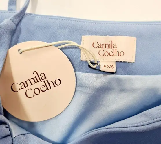 Camila Coelho Aaliyah Midi Dress in Periwinkle Blue XXS