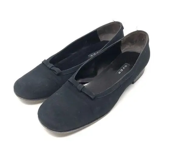 HYPE black fabric ballerina flats Size 7.5