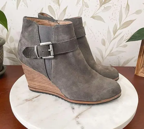 Caslon  Gray Wedge Booties