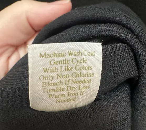 Caslon  Size 1X Women's Sleeveless Top Black Blouse Tank Office Formal