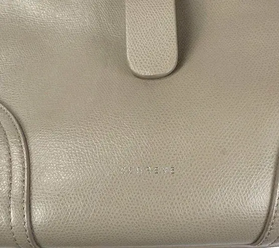 Senreve Voya Leather Organizer Tote Bag in Taupe/ Gray