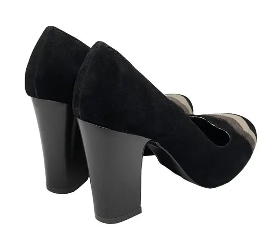 Missoni x Target ミ★ Barkwood Chevron Print Suede Heeled Pumps ミ★ Black ミ★ 6.5M