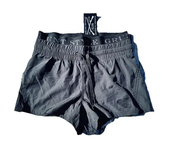 Grunt Style NEW Agility Hybrid Shorts 3” Black Lined Women’s Medium Activewear