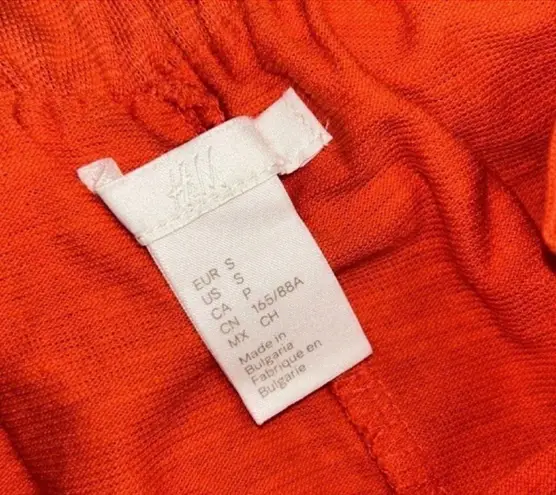 H&M  Orange Off the Shoulder Mini Dress(Size Small)