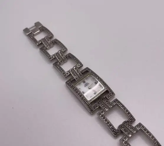 Anne Klein Working  II Silver Tone Stainless Women’s  Watch Adjustable Size Clasp