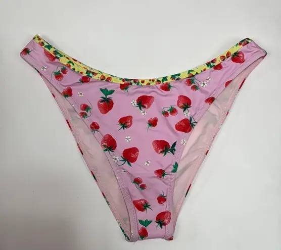 Bananamoon Pink Red Strawberry Print Underwear Sz M Size M