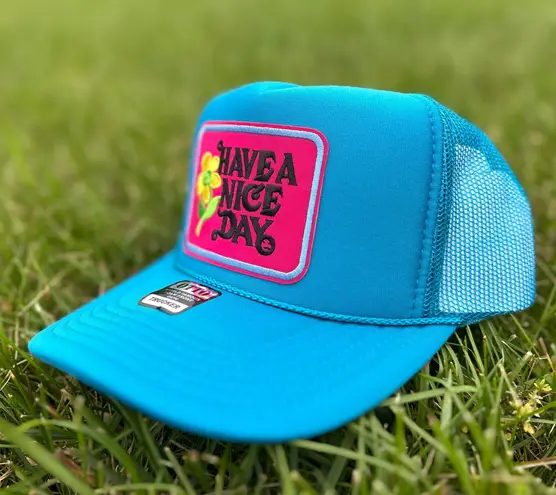 NEW have a nice day SnapBack / trucker hat