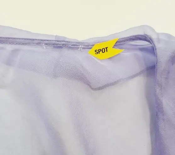 Song of Style Ines Sheer Top in Violet Purple Size M