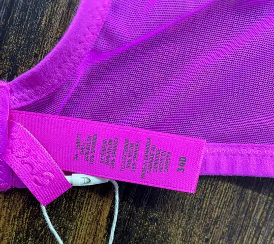 SKIMS ultra fine mesh scoop bra Size 34D