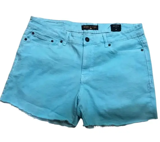 Ring Of Fire Blue Jean Shorts Casual Summer Wear