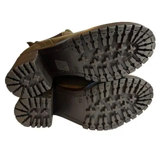 Bueno Women's Flight Green Leather Chelsea Ankle Boot US 9.5 / EU 40 New