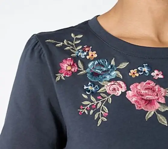 Driftwood Jeans Julie Crew Neck Tee Shirt - Serenity