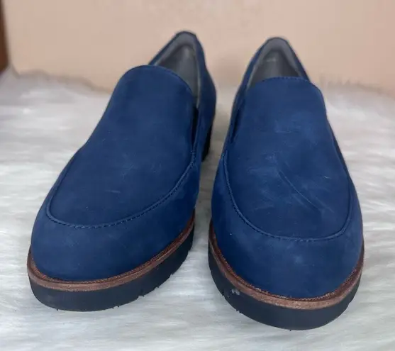 Earth Zurich Bern Women's Wedge Loafers Size 9 Blue