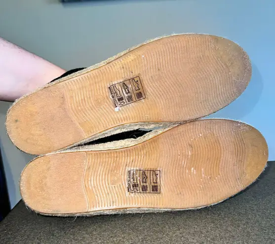 Soludos Dali Espadrille Slip On Shoes in Black