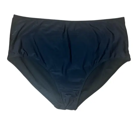 Your Best Look Black Highwaist Full Coverage Plus Size Swim Bottoms NWT