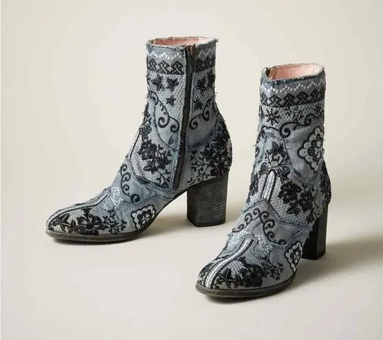 indigo. MARCODELLI BOOTS SUNDANCE COLLECTION WESTERN EMBROIDERED SZ 7