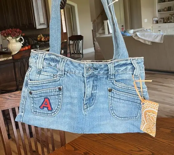 Auburn University Denim Purse Jean Bag New