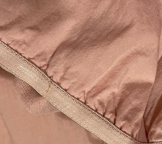 Saints + Secrets Strapless Cropped Linen Jumpsuit - Pink - Small