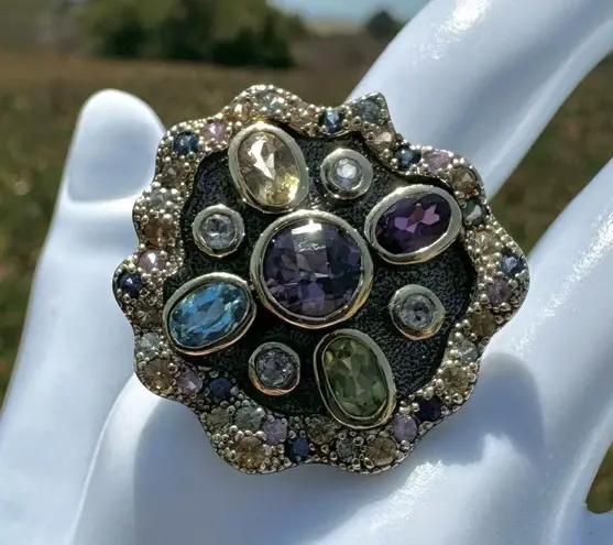 Michelle Albala Sterling Silver & 18k Gold Vermeil Multi