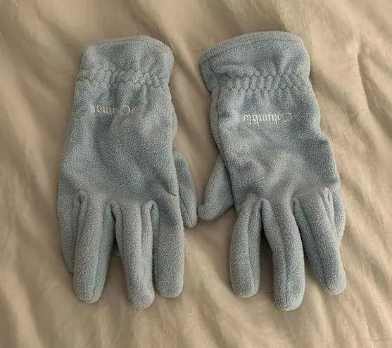 Columbia  Light Blue Gloves L