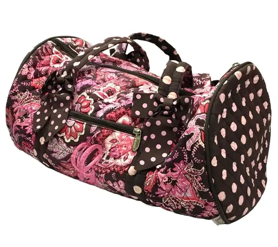 Belvah Quilted duffle bag Pink